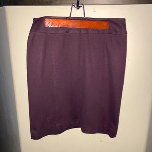 Dark purple skirt